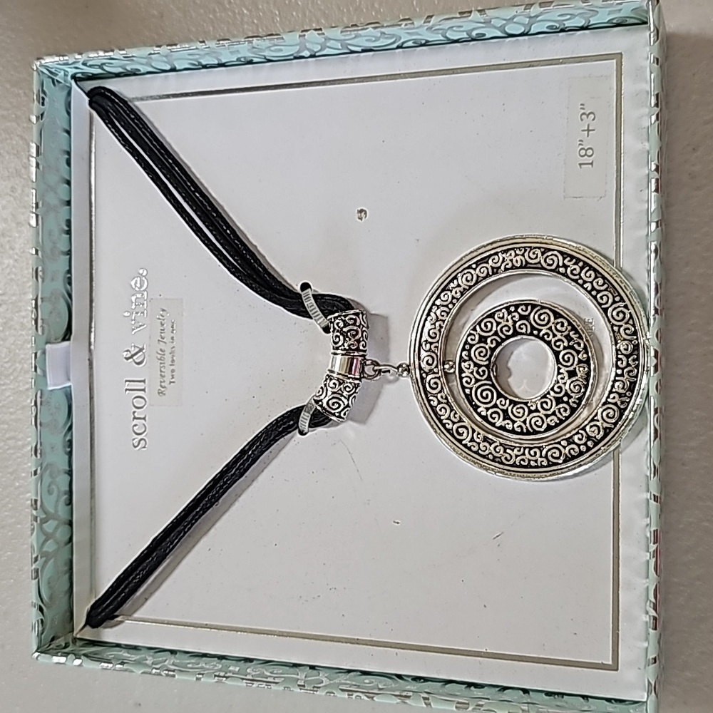 Scroll & Vine Necklace